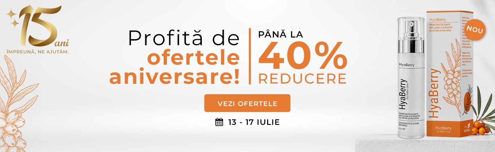 Promotii - 15 ani Eden Line